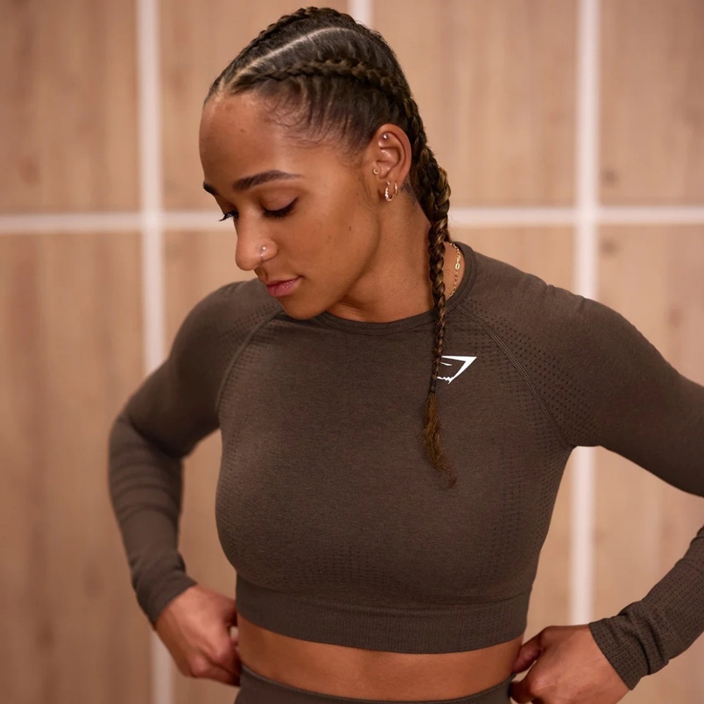 Gymshark Vital Seamless Long Sleeve Crop Top